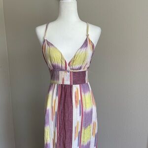 Hurley Vibrant Strappy Maxi Dress Size S